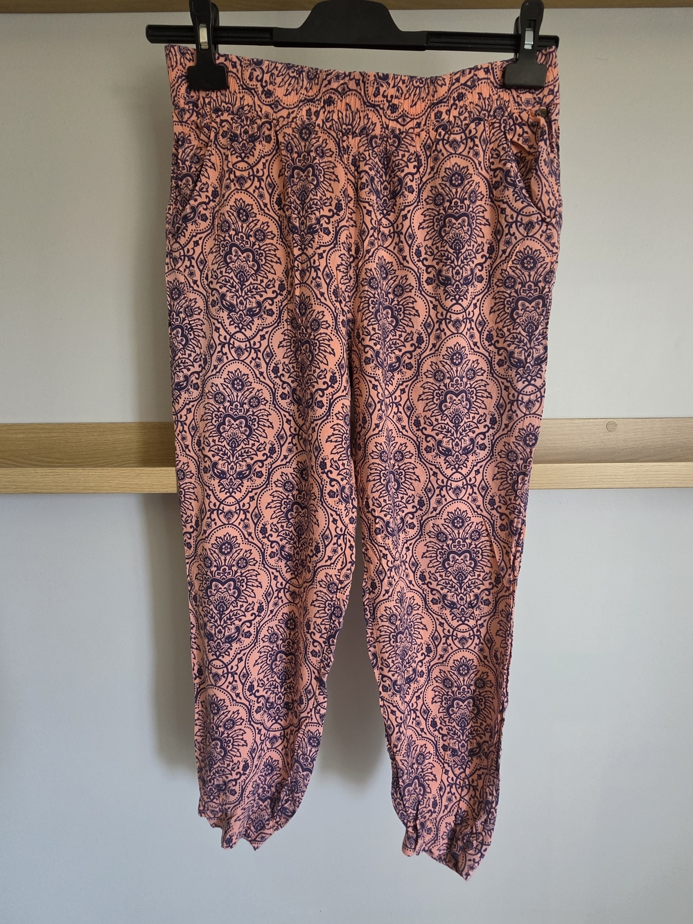 O'Neill Coral Paisley Print Joggers with Navy Motif
